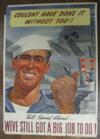 (WORLD WAR TWO.) Group of 4 naval posters.